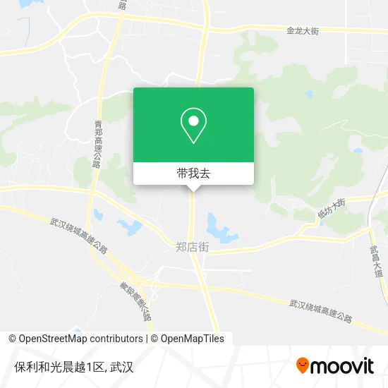 保利和光晨越1区地图