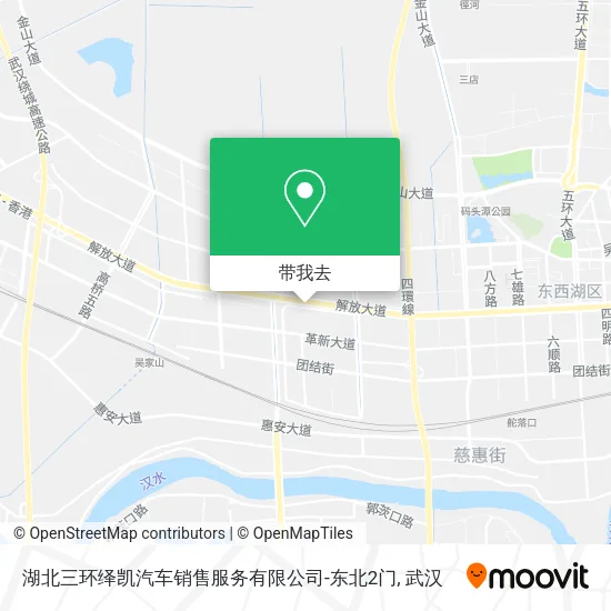湖北三环绎凯汽车销售服务有限公司-东北2门地图
