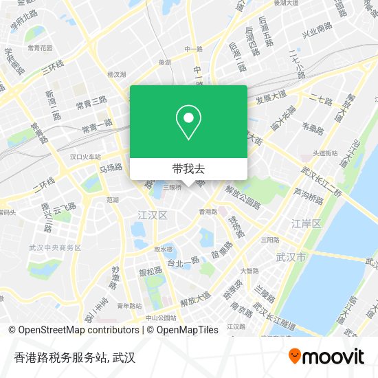 香港路税务服务站地图