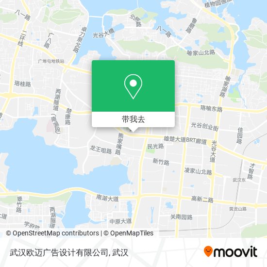 武汉欧迈广告设计有限公司地图