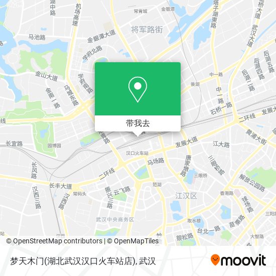 梦天木门(湖北武汉汉口火车站店)地图