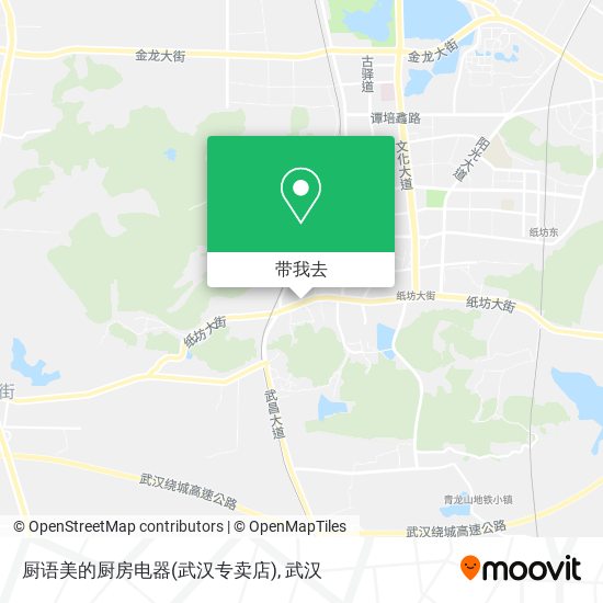 厨语美的厨房电器(武汉专卖店)地图