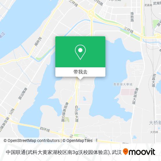 中国联通(武科大黄家湖校区南3g沃校园体验店)地图