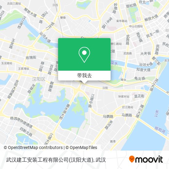 武汉建工安装工程有限公司(汉阳大道)地图