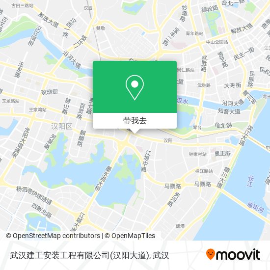 武汉建工安装工程有限公司(汉阳大道)地图