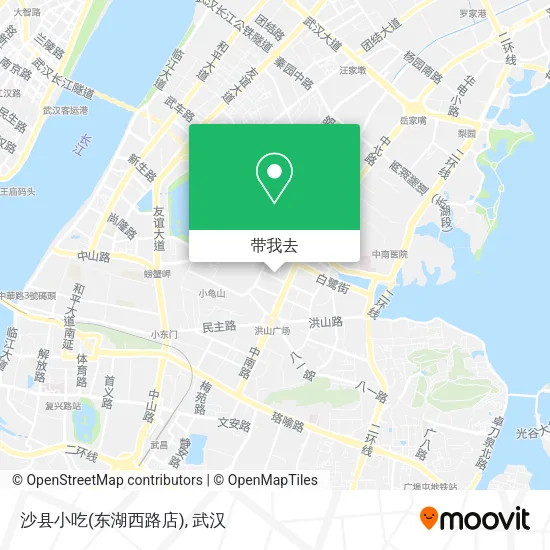 沙县小吃(东湖西路店)地图