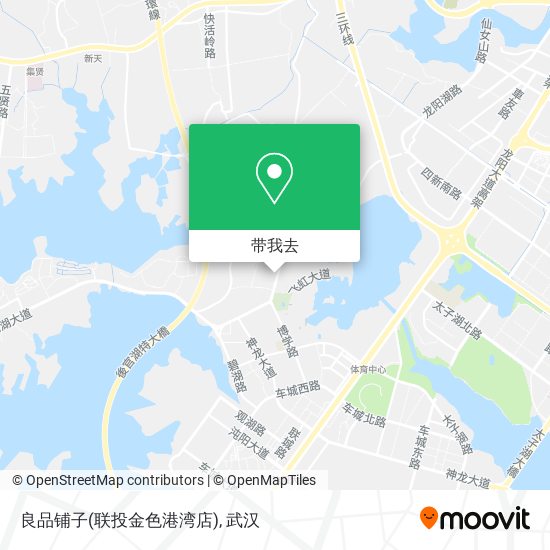 良品铺子(联投金色港湾店)地图