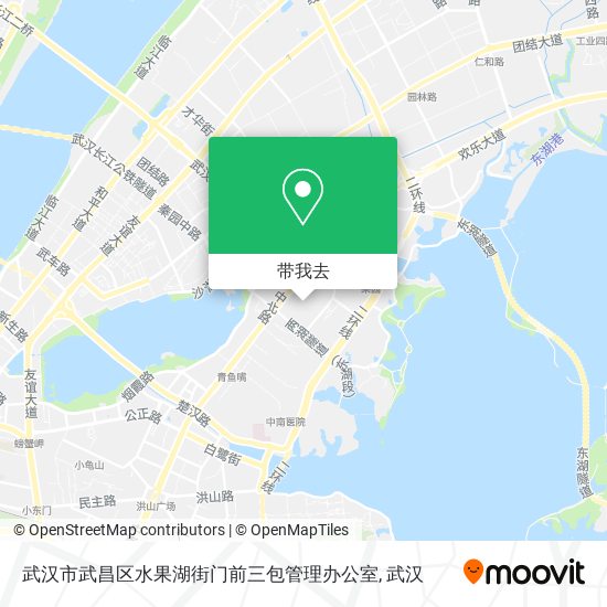 武汉市武昌区水果湖街门前三包管理办公室地图