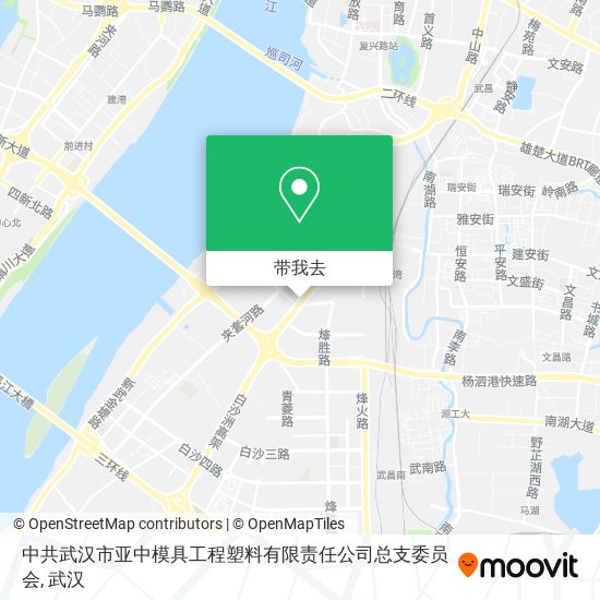 中共武汉市亚中模具工程塑料有限责任公司总支委员会地图