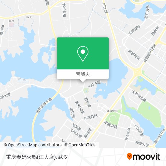 重庆秦妈火锅(江大店)地图