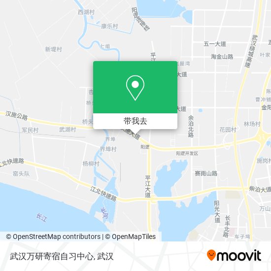 武汉万研寄宿自习中心地图