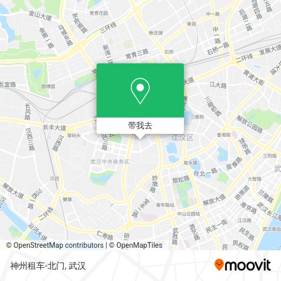 神州租车-北门地图