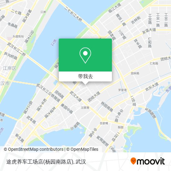 途虎养车工场店(杨园南路店)地图