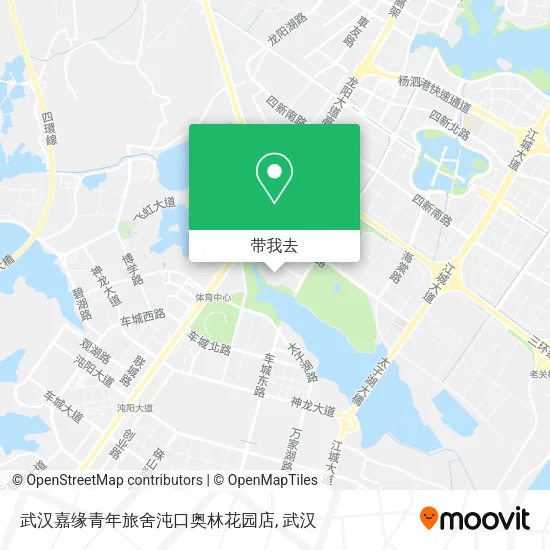 武汉嘉缘青年旅舍沌口奥林花园店地图