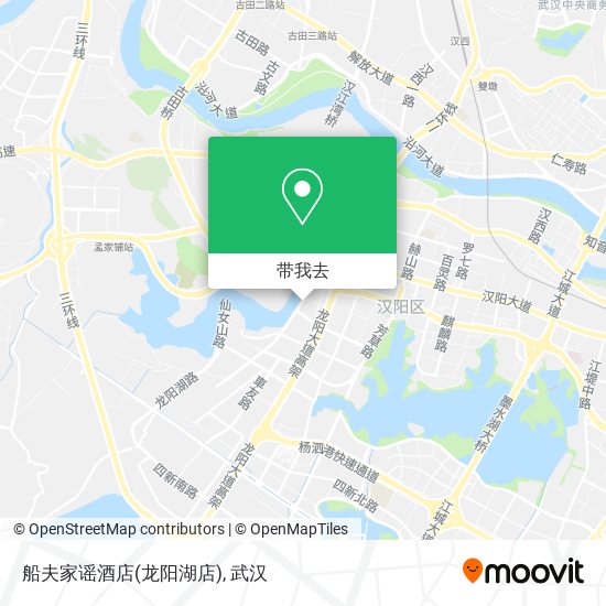 船夫家谣酒店(龙阳湖店)地图