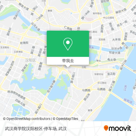 武汉商学院汉阳校区-停车场地图
