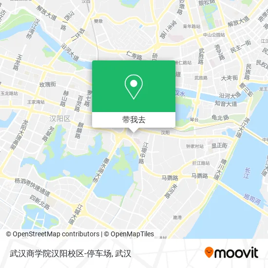 武汉商学院汉阳校区-停车场地图