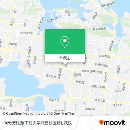 8天便利店(工程大学武昌校区店)地图