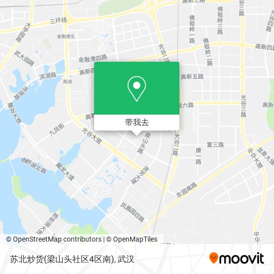 苏北炒货(梁山头社区4区南)地图