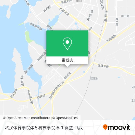 武汉体育学院体育科技学院-学生食堂地图