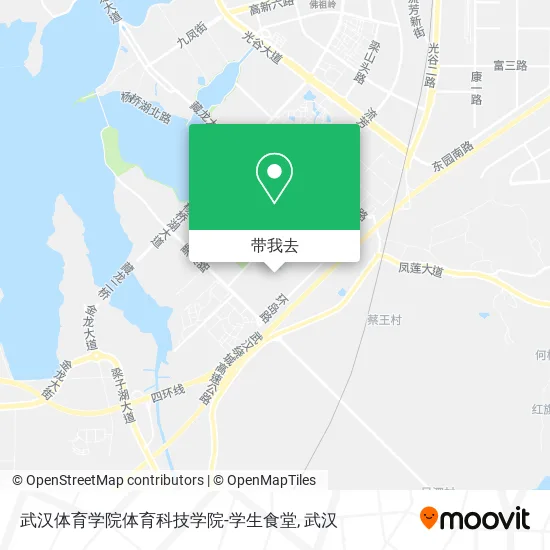 武汉体育学院体育科技学院-学生食堂地图