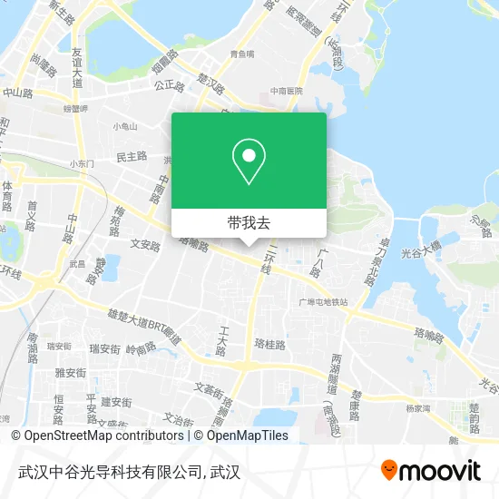 武汉中谷光导科技有限公司地图