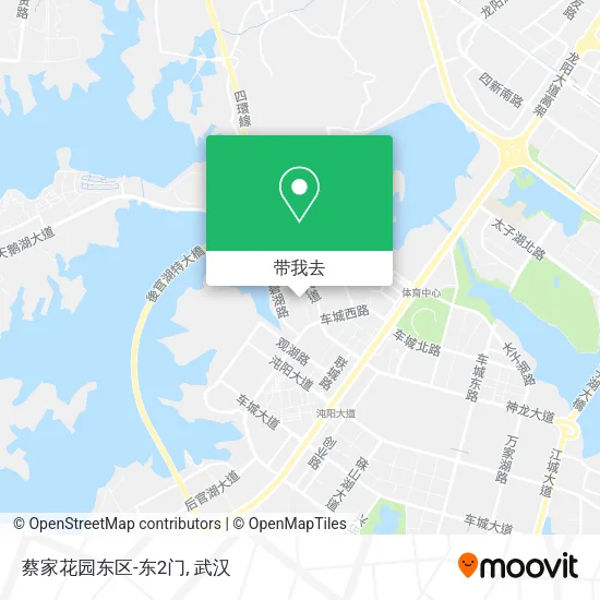 蔡家花园东区-东2门地图