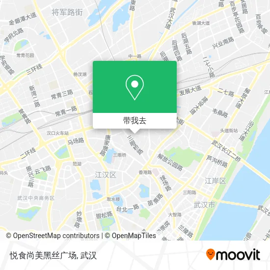 悦食尚美黑丝广场地图