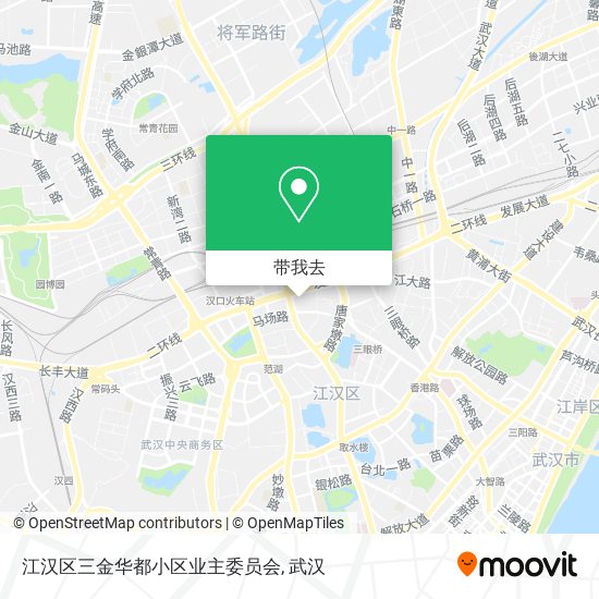 江汉区三金华都小区业主委员会地图
