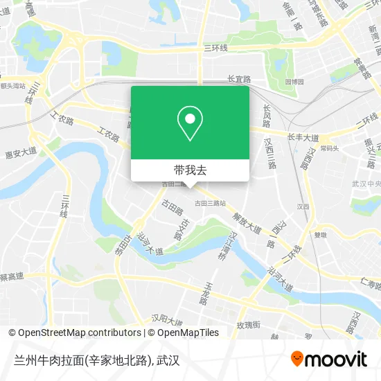 兰州牛肉拉面(辛家地北路)地图
