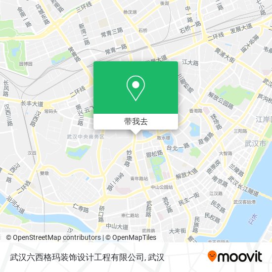 武汉六西格玛装饰设计工程有限公司地图