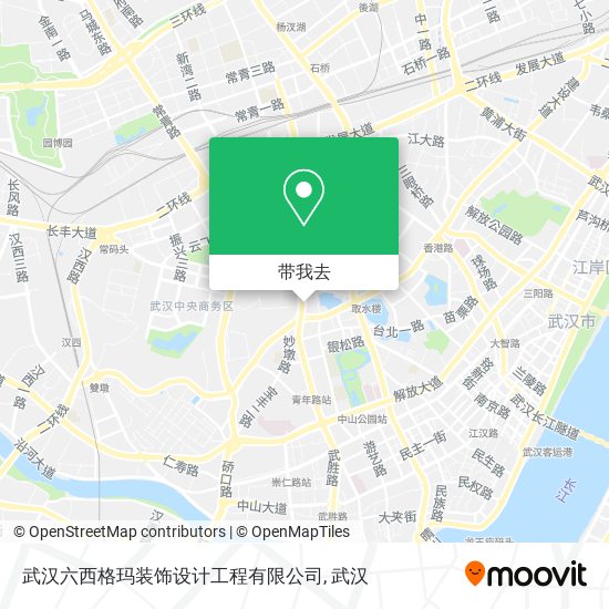 武汉六西格玛装饰设计工程有限公司地图