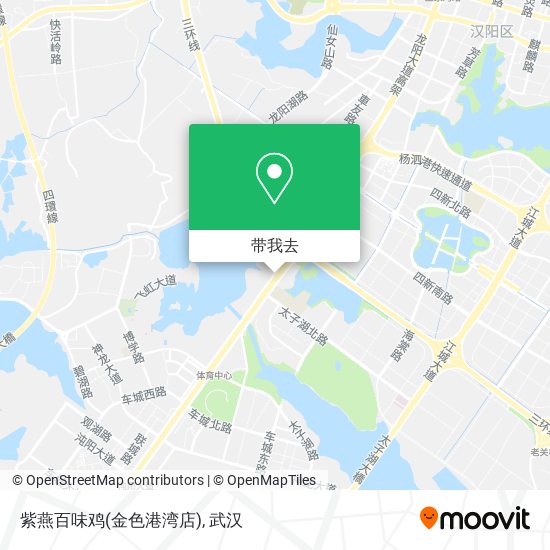 紫燕百味鸡(金色港湾店)地图
