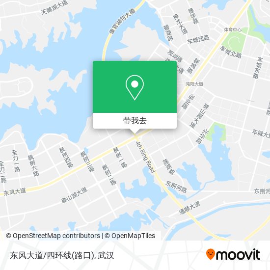 东风大道/四环线(路口)地图