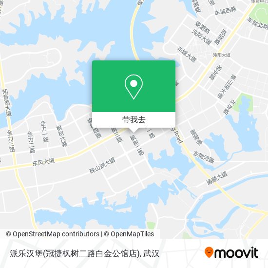 派乐汉堡(冠捷枫树二路白金公馆店)地图