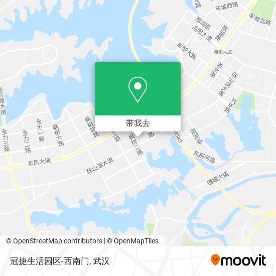 冠捷生活园区-西南门地图