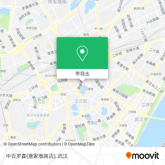 中百罗森(唐家墩路店)地图