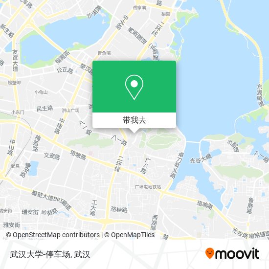 武汉大学-停车场地图