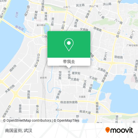 南国蓝街地图