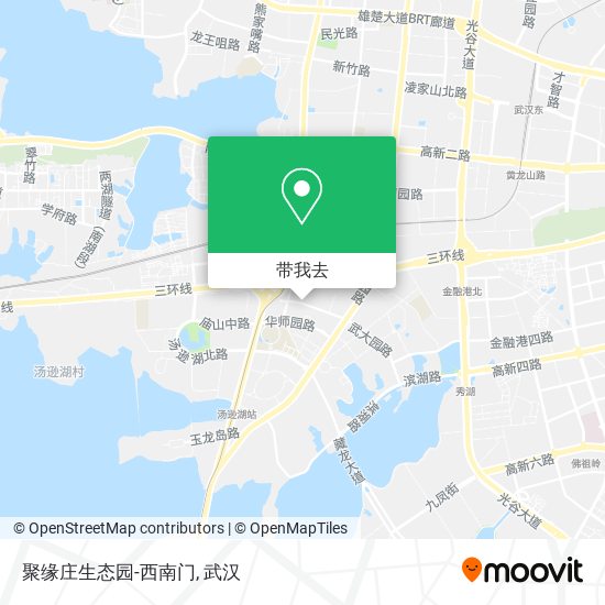 聚缘庄生态园-西南门地图