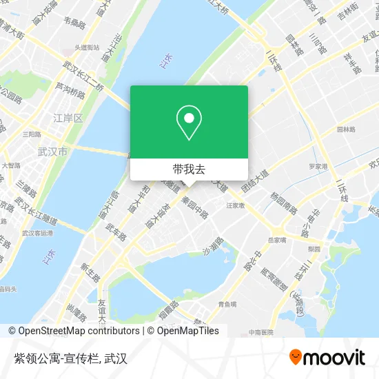 紫领公寓-宣传栏地图