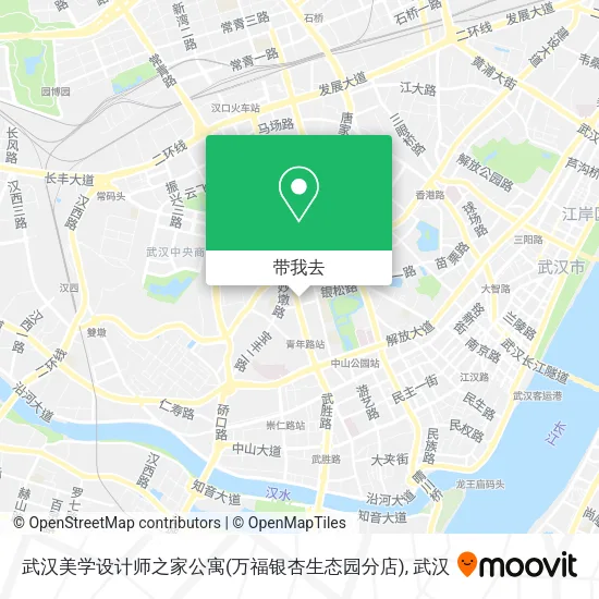 武汉美学设计师之家公寓(万福银杏生态园分店)地图