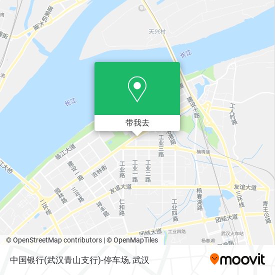 中国银行(武汉青山支行)-停车场地图