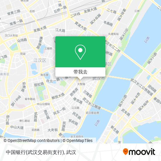 中国银行(武汉交易街支行)地图