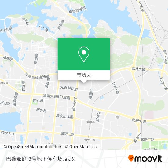 巴黎豪庭-3号地下停车场地图