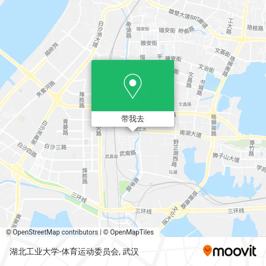 湖北工业大学-体育运动委员会地图