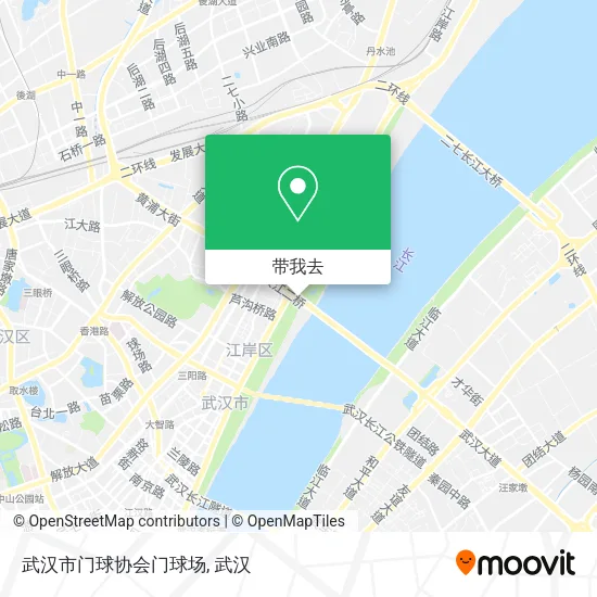 武汉市门球协会门球场地图