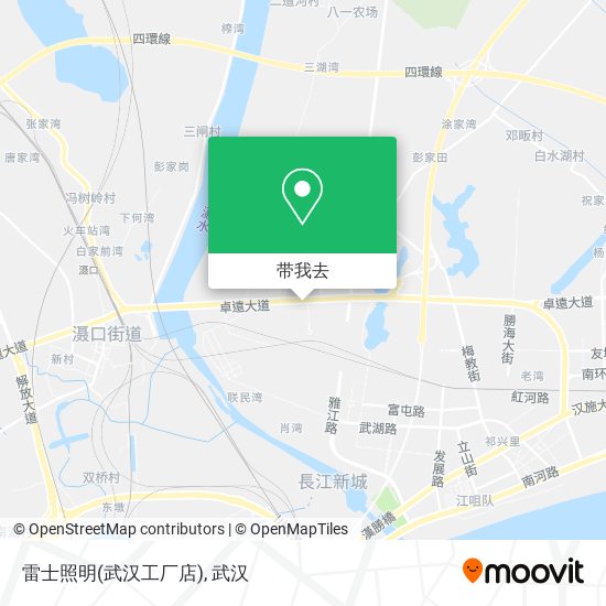 雷士照明(武汉工厂店)地图