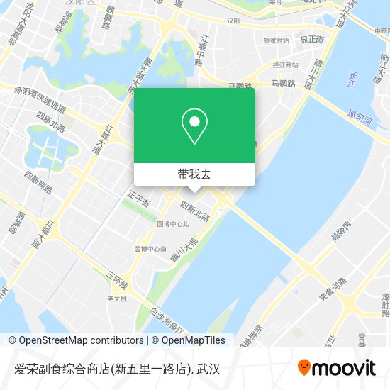 爱荣副食综合商店(新五里一路店)地图