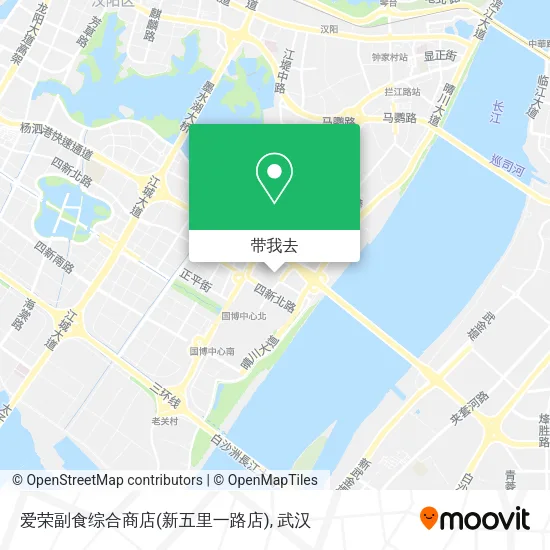 爱荣副食综合商店(新五里一路店)地图